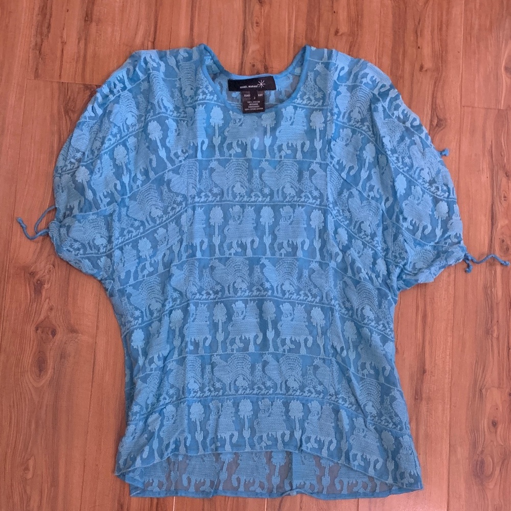 Isabel Marant Blue Lace Women Top